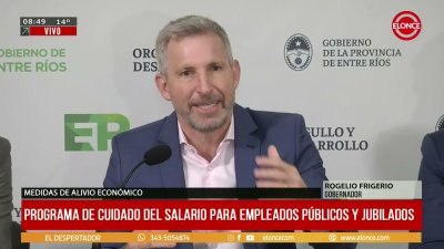 Frigerio anunci&oacute; cr&eacute;ditos y refinanciaci&oacute;n de deudas para estatales y jubilados entrerrianos